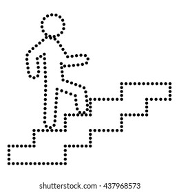 Man on Stairs going up