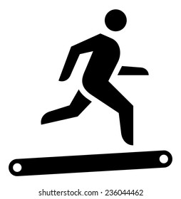 Man on treadmill icon