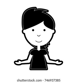 man with open arms vector illustration