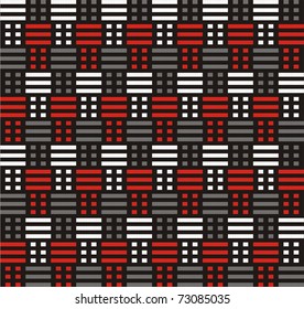 Man ornamental pattern for knitting and embroidery.