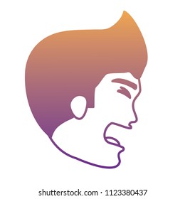 man with pain gesture 