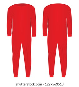 Man pajamas. vector illustration