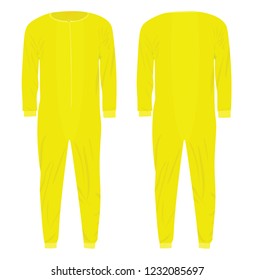 Man pajamas. vector illustration