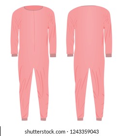 Man pajamas. vector illustration