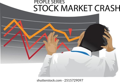 man panic after knows stock market crash 