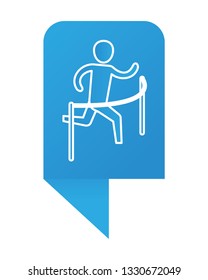 man pictogram cartoon