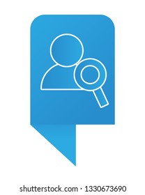 man pictogram cartoon