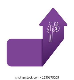 man pictogram cartoon