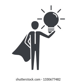 man pictogram cartoon
