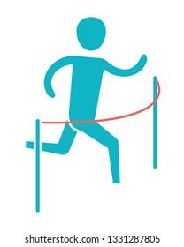 man pictogram cartoon