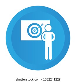 man pictogram cartoon