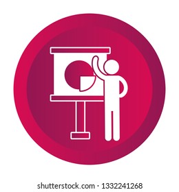 man pictogram cartoon