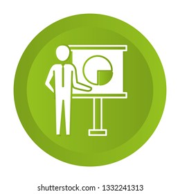 man pictogram cartoon