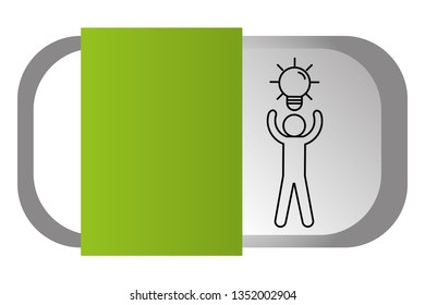 man pictogram cartoon
