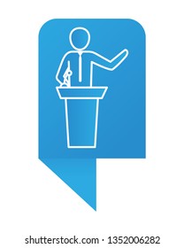 man pictogram cartoon
