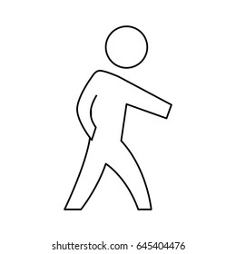 Man pictogram symbol
