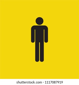 Man pictogram vector illustration