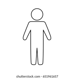 Man pictograms symbol