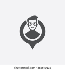man pin Icon
