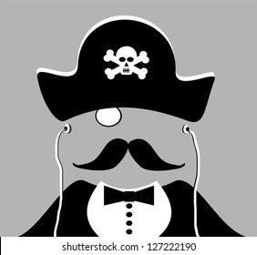 Pirate Hat Cartoon Images Stock Photos Vectors Shutterstock Printable pirate hat template for kids. https www shutterstock com image vector man pirate hat monocle 127222190