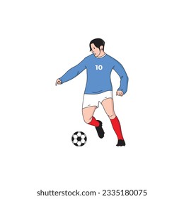 a man is playing ball and dribbling 1