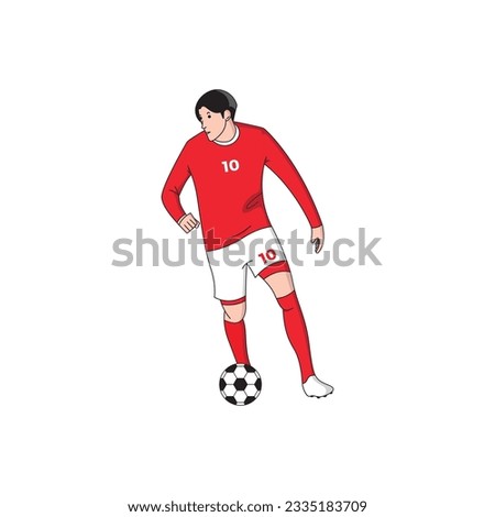 a man is playing ball and dribbling 4