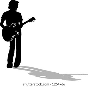 man playing guitar