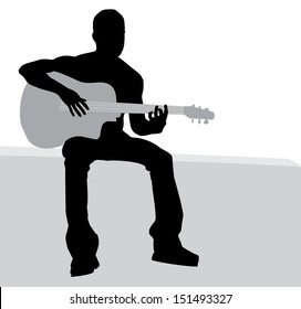 Man playing guitar