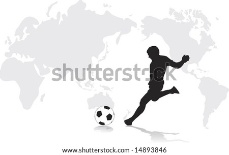 man playing soccer
