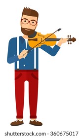 Man playing violin.