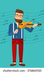 Man playing violin.