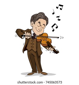 Man Playing Violin