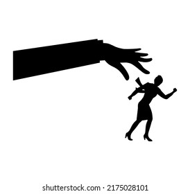 Man pointing out a hand on a girl bullying and harassing, woman insecure due to society questions, Fear, Insecurities, the man controlling woman, pressure, patriarchy