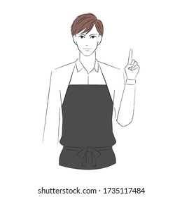 
A man pointing at you and smiling