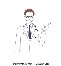 A man pointing at you and smiling