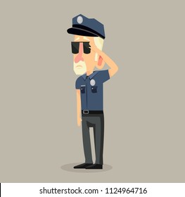 man police office vector