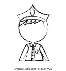 man police officer avatar character