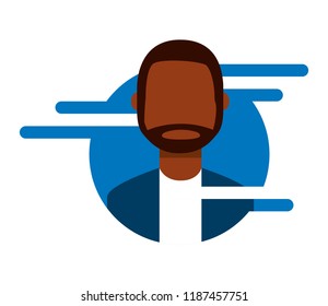man portrait avatar character user