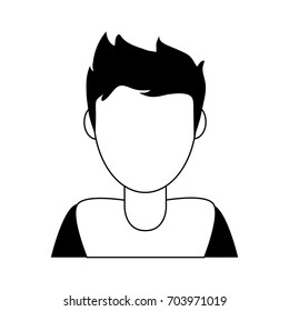 man portrait avatar icon image 