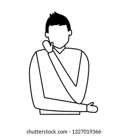 man portrait character