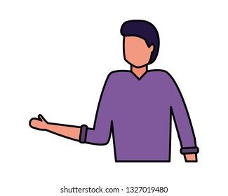 man portrait character