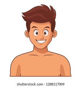 man portrait icon