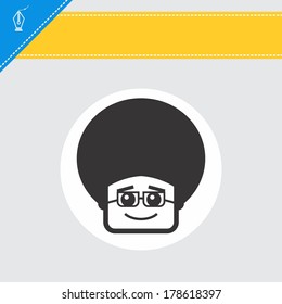 man portrait icon picture