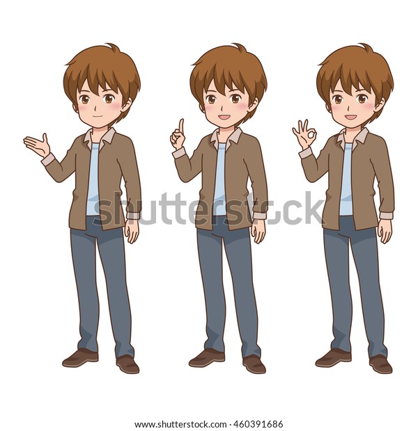 Man Pose Stock Vector (Royalty Free) 460391686 | Shutterstock