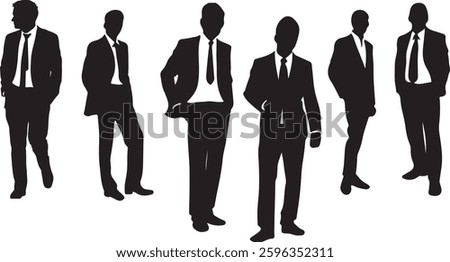 Man Pose sihouette vector design
