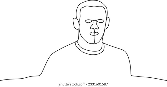 a man posing dashingly facing forward