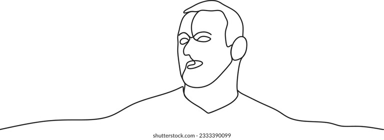 a man is posing turned