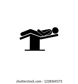 man, position icon. Element of patient position icon for mobile concept and web apps. Pictogram man, position icon can be used for web and mobile