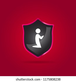 man pray icon