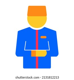 man prayer icon suitable for Ramadan Islamic moments